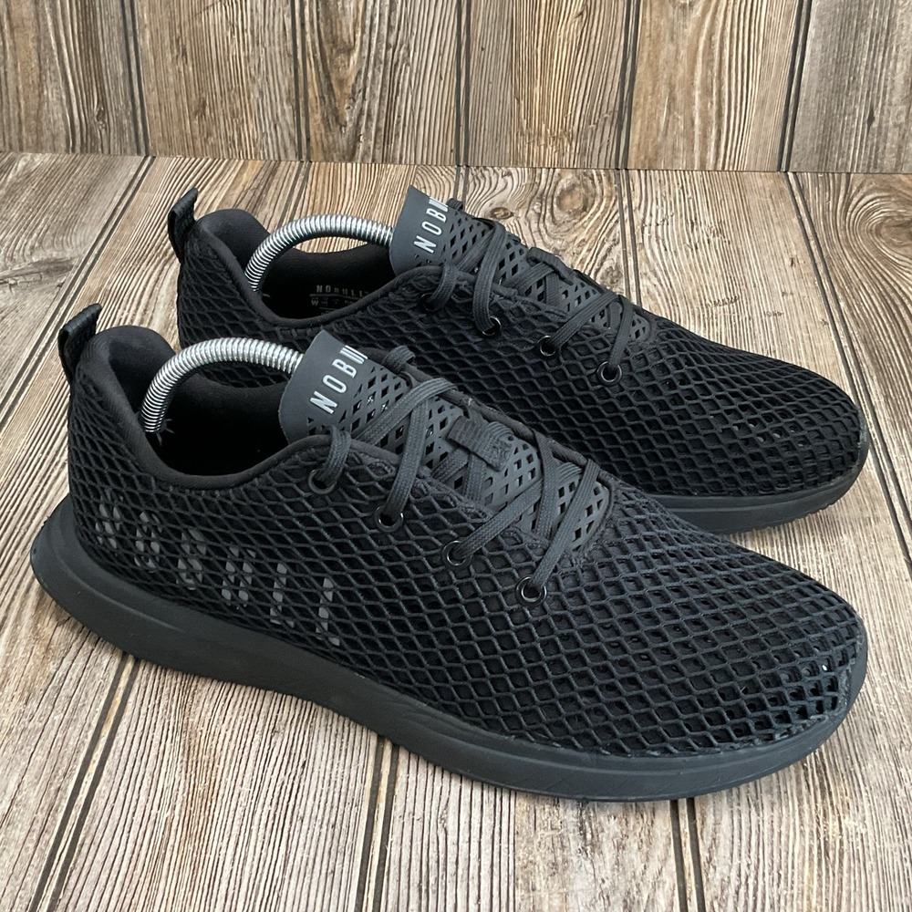 NOBULL Aspire Knit Runner Mens Size 10 Womens 11.5 Running Athletic Shoes Black